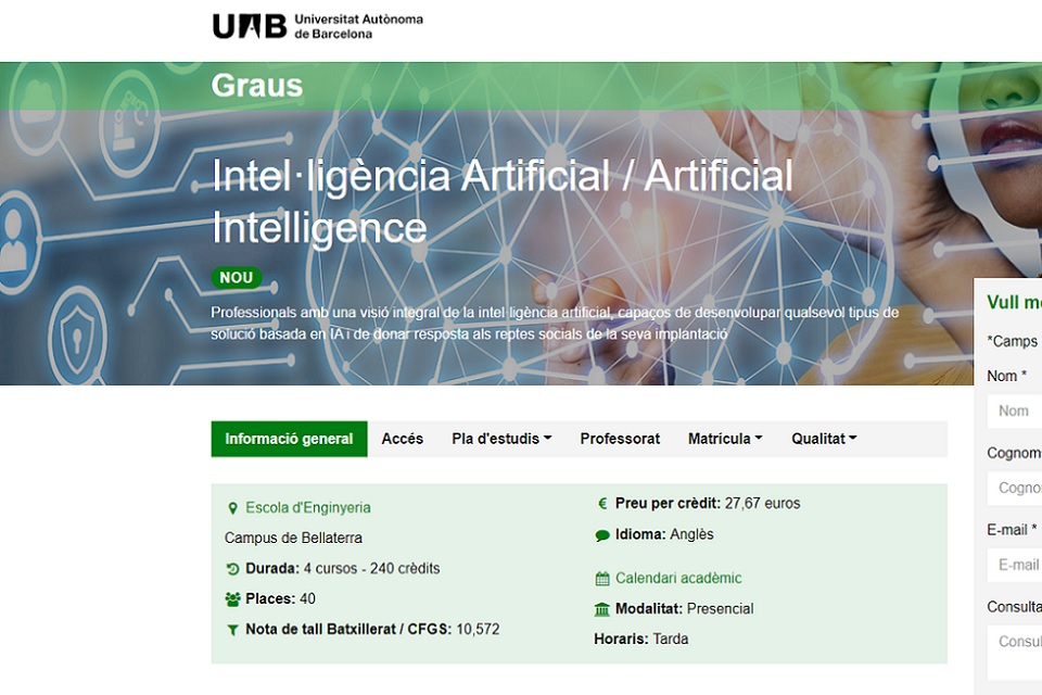 Intel·ligència Artificial UAB